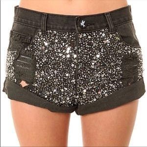 One Teaspoon Encrusted ahorts